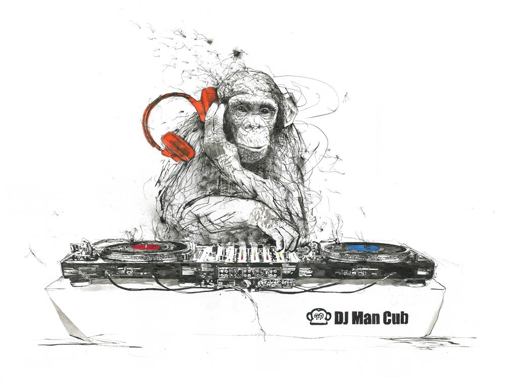 DJ Man Cub by Scott Tetlow - TheArtistsQuarter