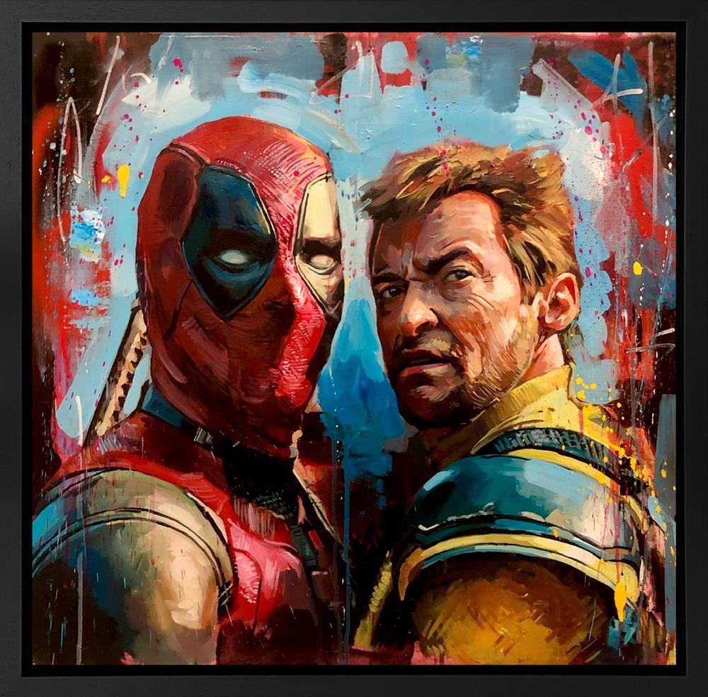 Deadpool Vs Wolverine by Zinsky (Original) - TheArtistsQuarter