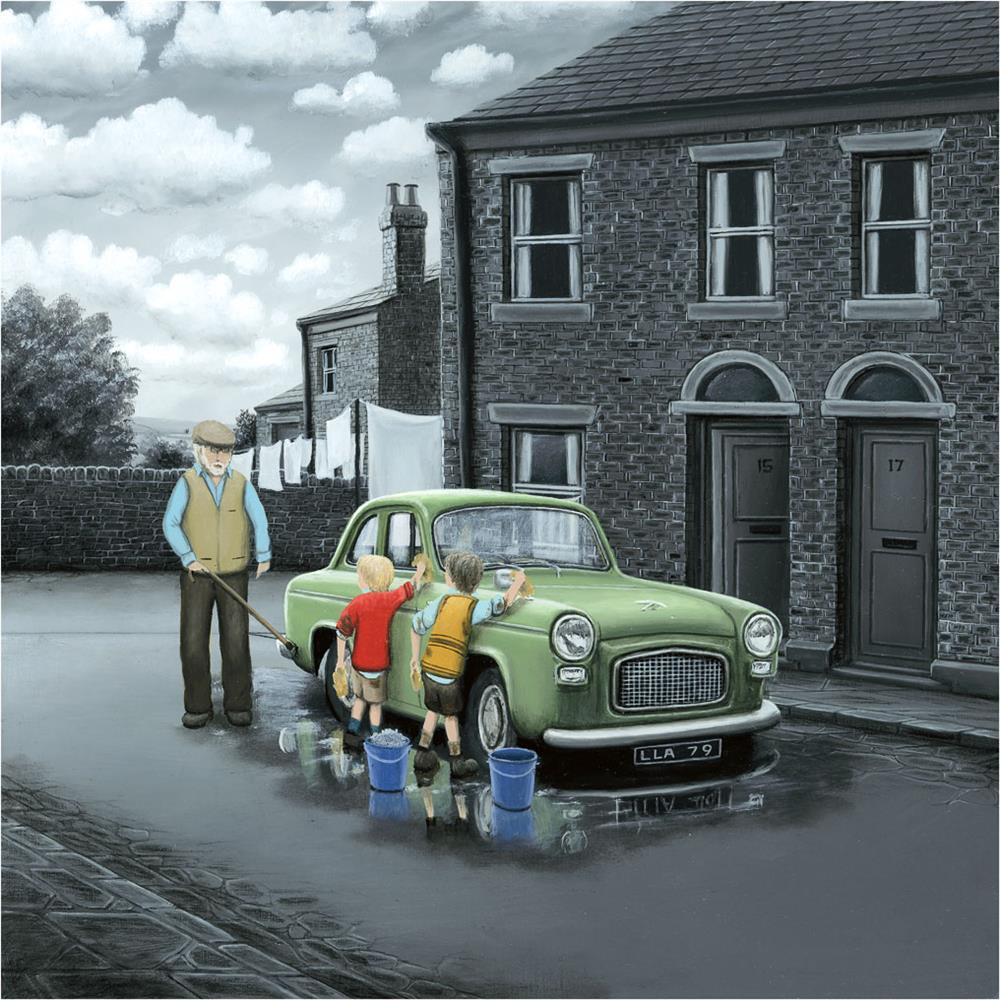 Don't Forget Them Wheels - Paper Artist Proof by Leigh Lambert - TheArtistsQuarter