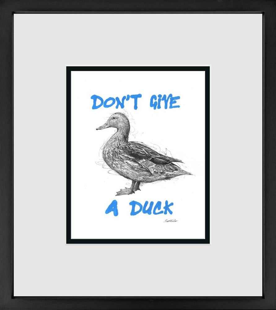 Don't Give a Duck - Miniature by Scott Tetlow (Limited Edition) - TheArtistsQuarter
