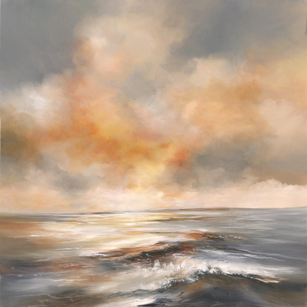 Echoes Of Time - Miniature by Alison Johnson - alternate view of framed canvas artwork
