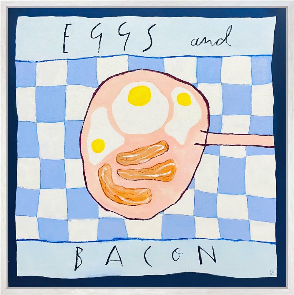 Eggs And Bacon - Deluxe Canvas by Michael Abrams (Original) - TheArtistsQuarter