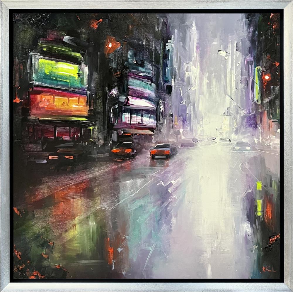 Evening In The Big City by Bozhena Fuchs (Original) - TheArtistsQuarter