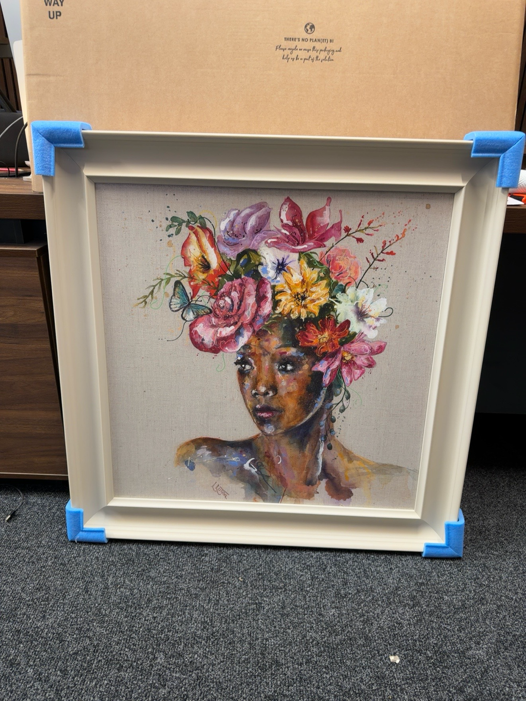 Floral Headdress by Louise Luton