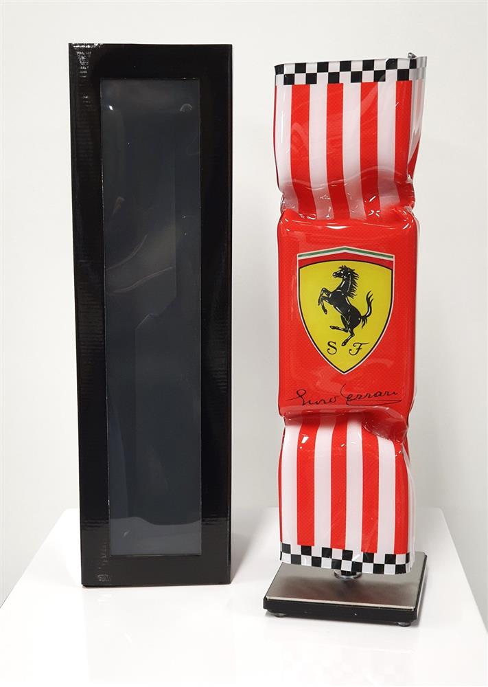 Ferrari Striped by Michael Daniels (Limited Edition) - TheArtistsQuarter