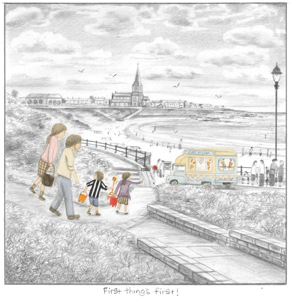 First Things First - Sketch by Leigh Lambert - TheArtistsQuarter
