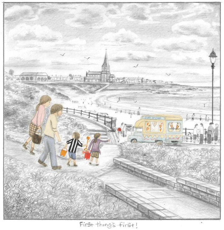 First Things First - Sketch by Leigh Lambert - TheArtistsQuarter