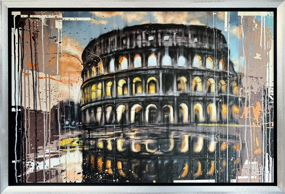 Flavian Amphitheatre by Kris Hardy (Original) - TheArtistsQuarter