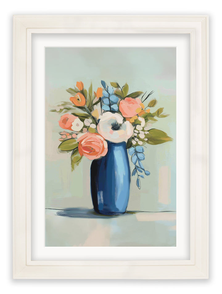 The Pastel Bouquet Duo - Cream Hurstwood Frame - TheArtistsQuarter