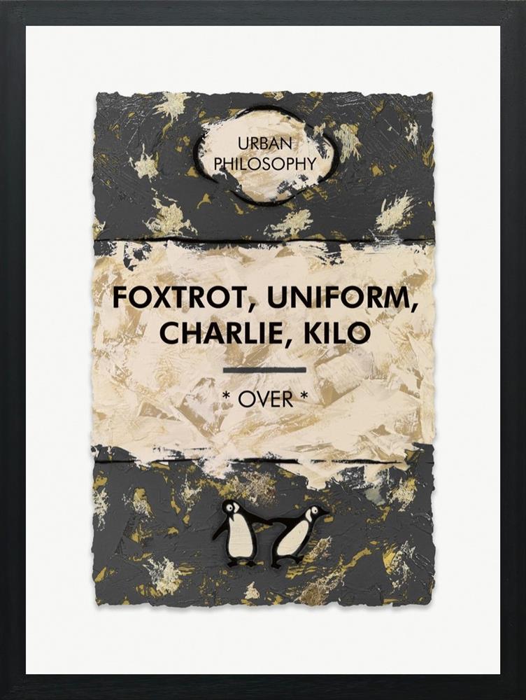 Foxtrot, Uniform, Charlie, Kilo - Golf Leaf by Hue Folk (Limited Edition) - TheArtistsQuarter