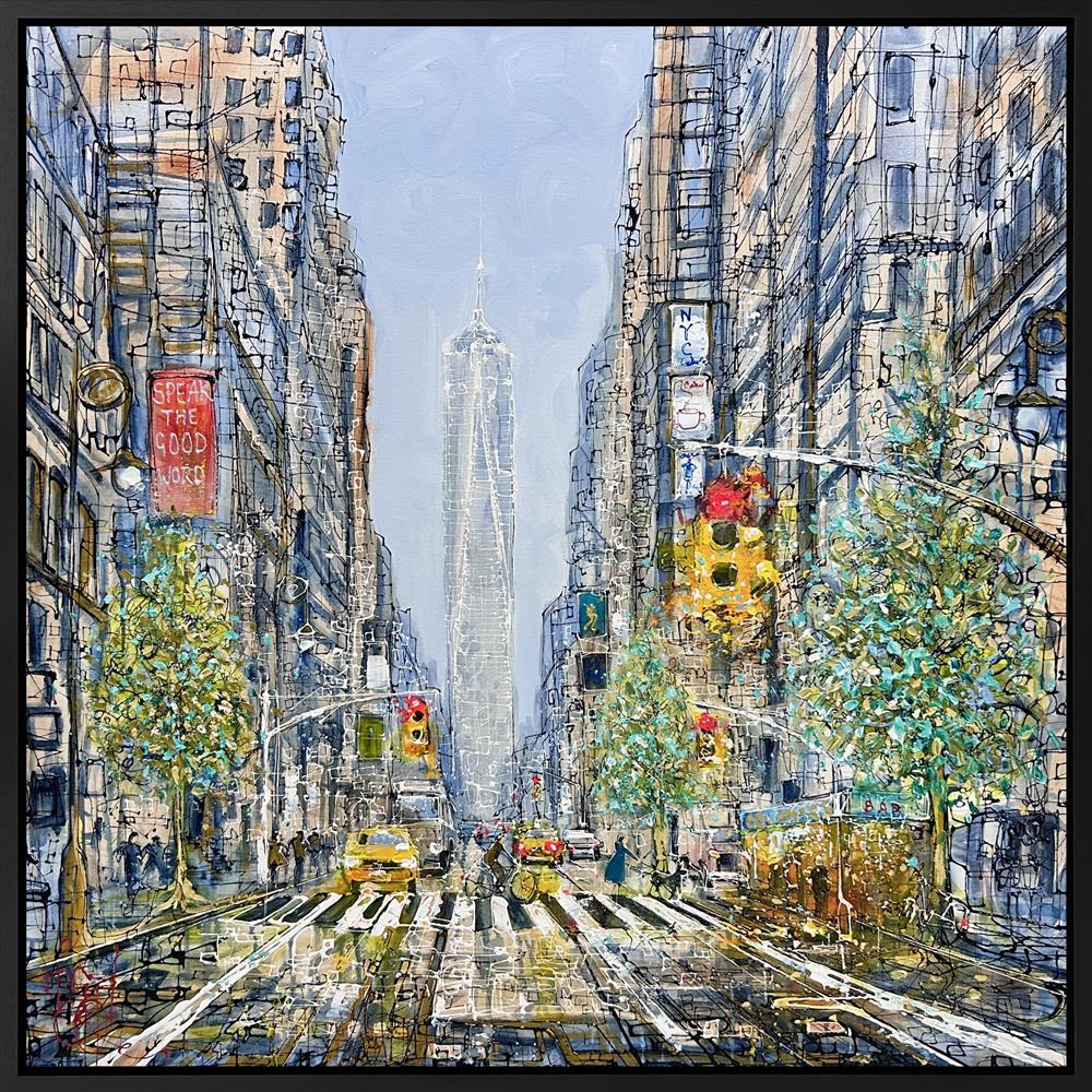 Freedom In NYC by Nigel Cooke (Original) - TheArtistsQuarter