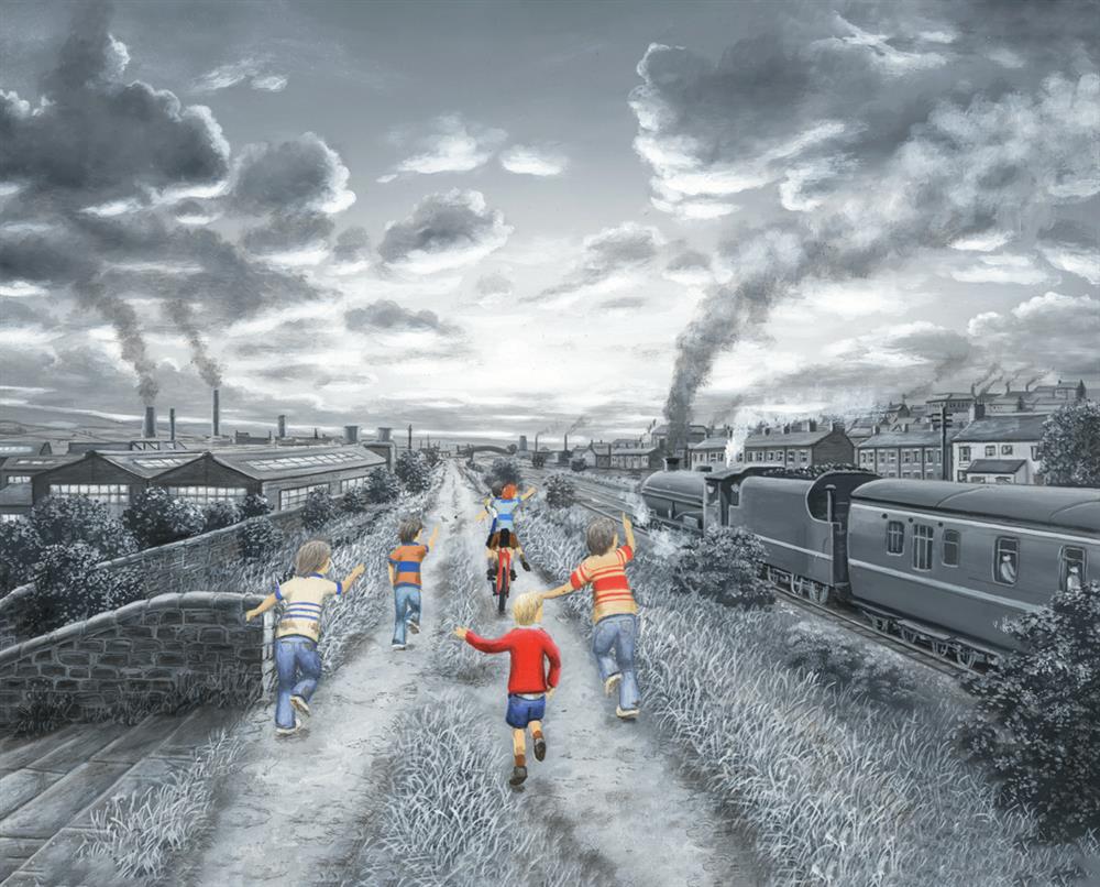 Full Steam Ahead - Paper Artist Proof by Leigh Lambert - TheArtistsQuarter