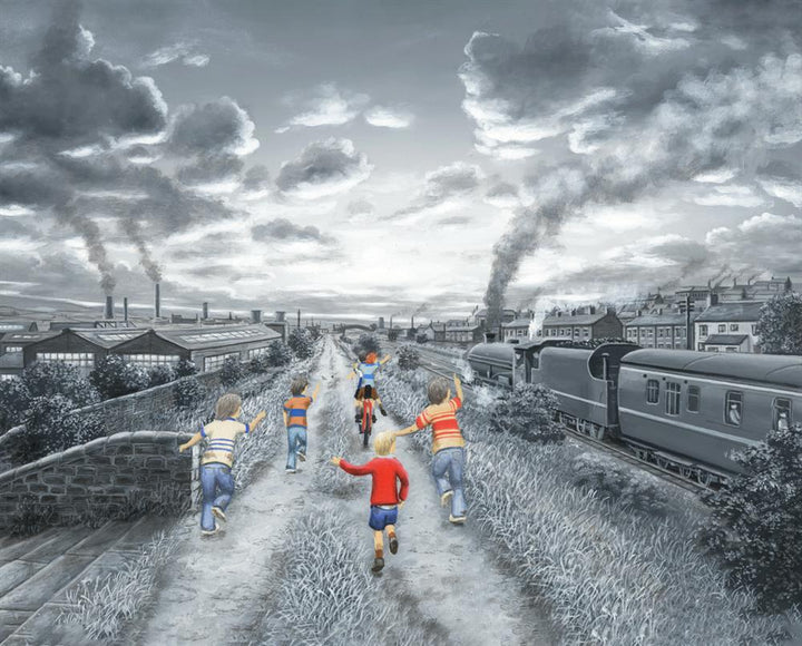 Full Steam Ahead - Paper by Leigh Lambert - TheArtistsQuarter