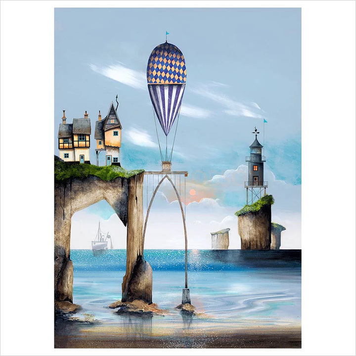 Balloon Cottages II By Gary Walton *NEW* - TheArtistsQuarter