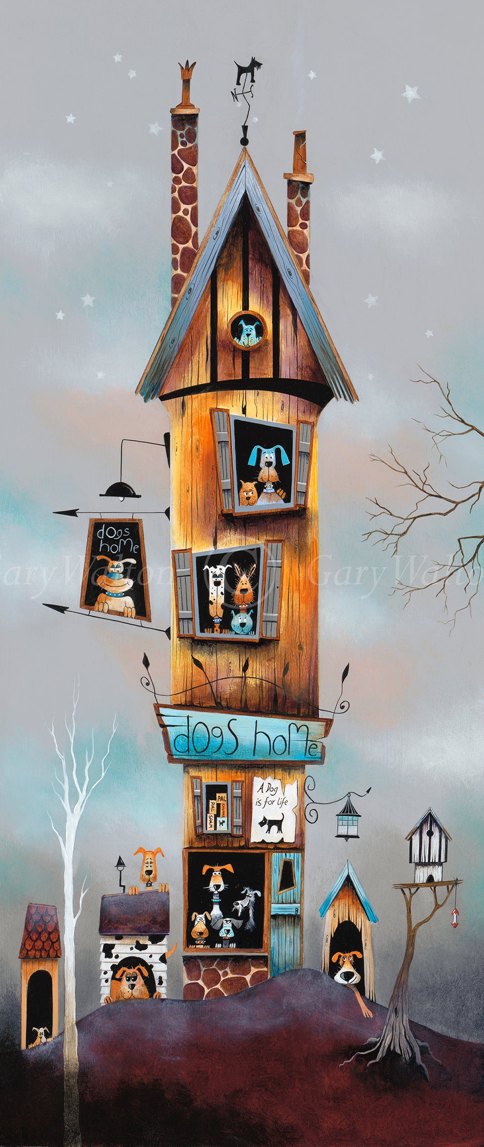 The Dog House By Gary Walton *NEW* - TheArtistsQuarter