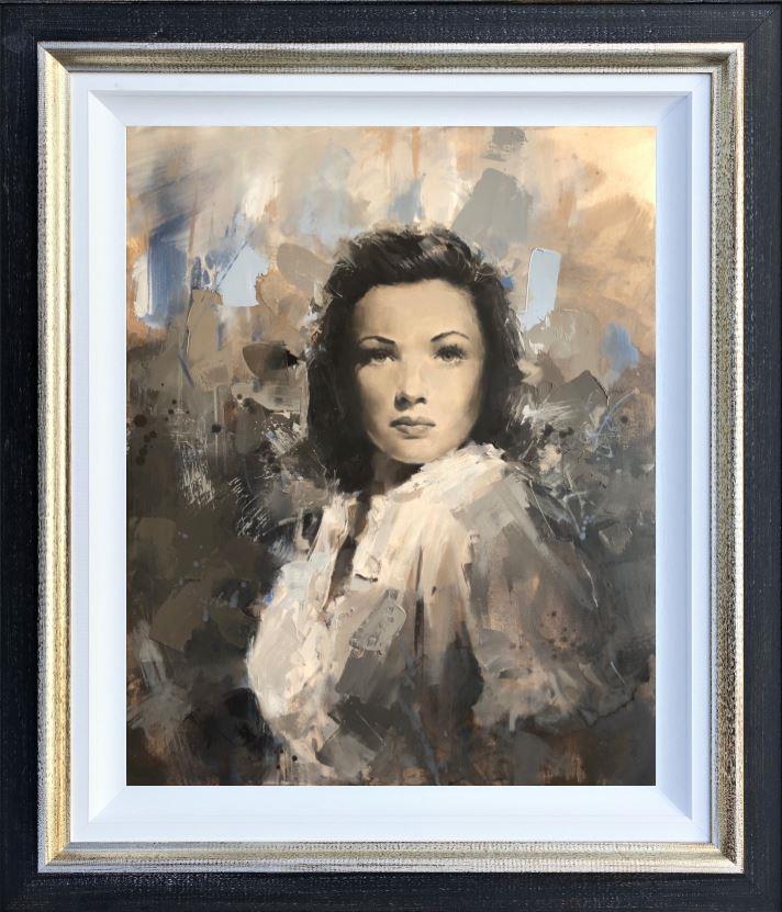 Gene Tierney by Tony Hinchliffe (Original) - TheArtistsQuarter