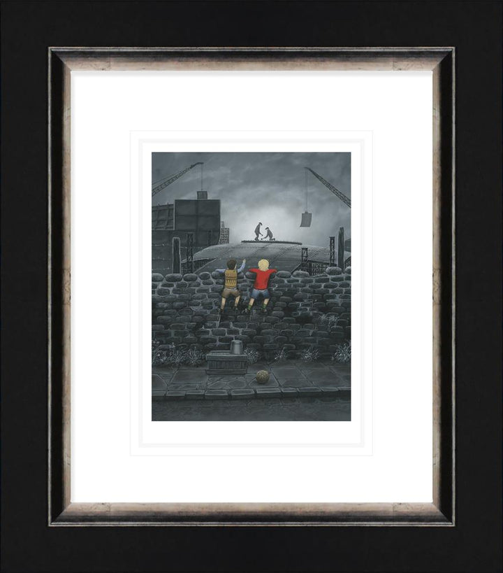 Give Us A Wave Dad - Paper Artist Proof by Leigh Lambert - TheArtistsQuarter