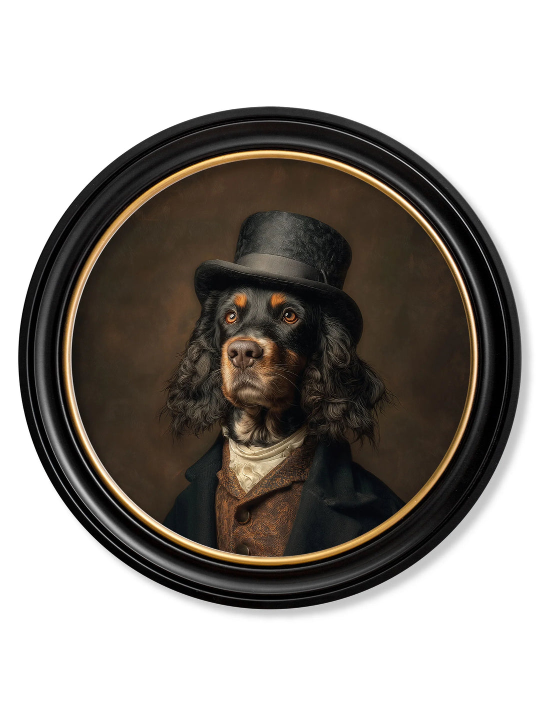 Duke Gordy of Tails - Gentleman Gordon Setter - TheArtistsQuarter