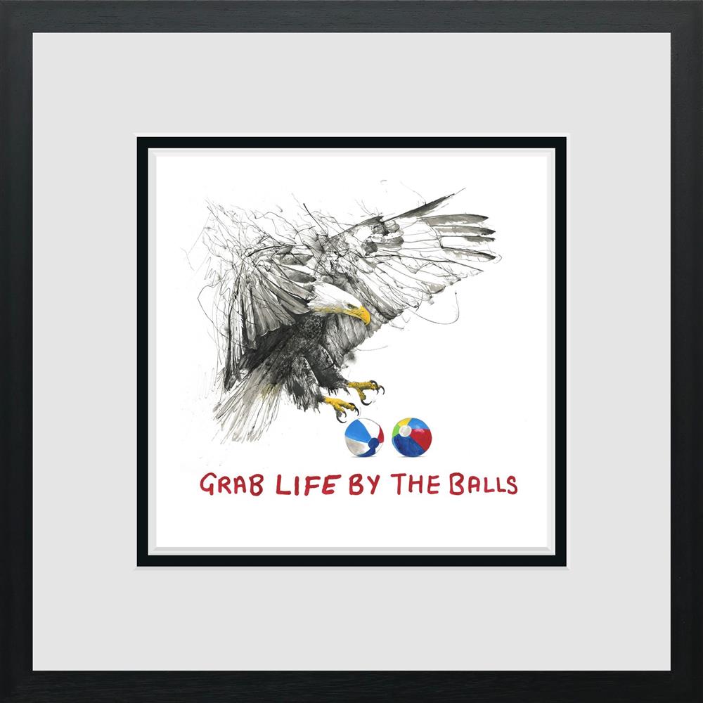 Grab Life By The Balls Miniature by Scott Tetlow - TheArtistsQuarter