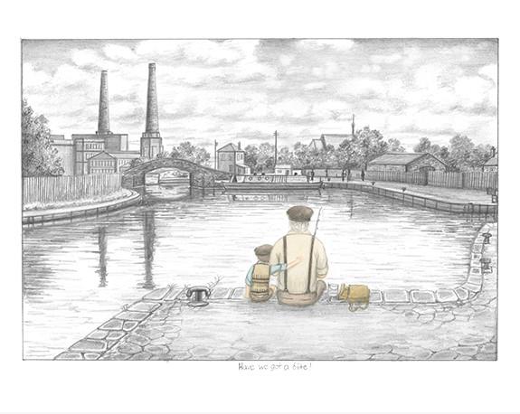 Have We Got A Bite - Sketch by Leigh Lambert - TheArtistsQuarter