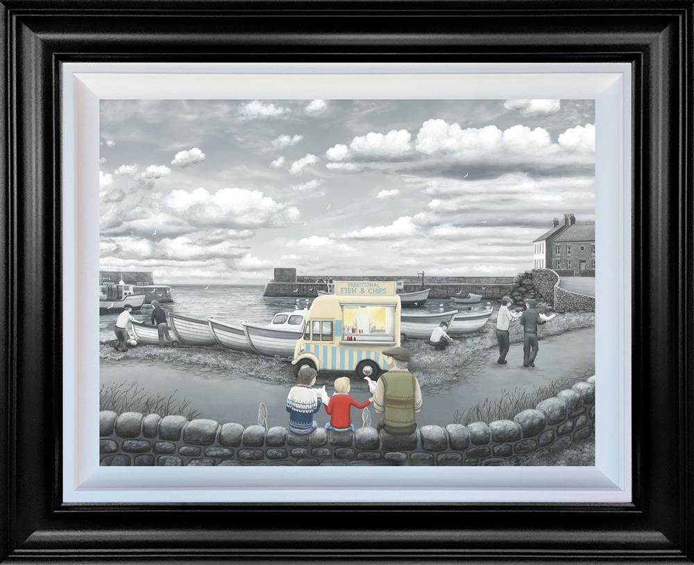 He Always Gets More Than Me - Canvas Deluxe by Leigh Lambert - TheArtistsQuarter