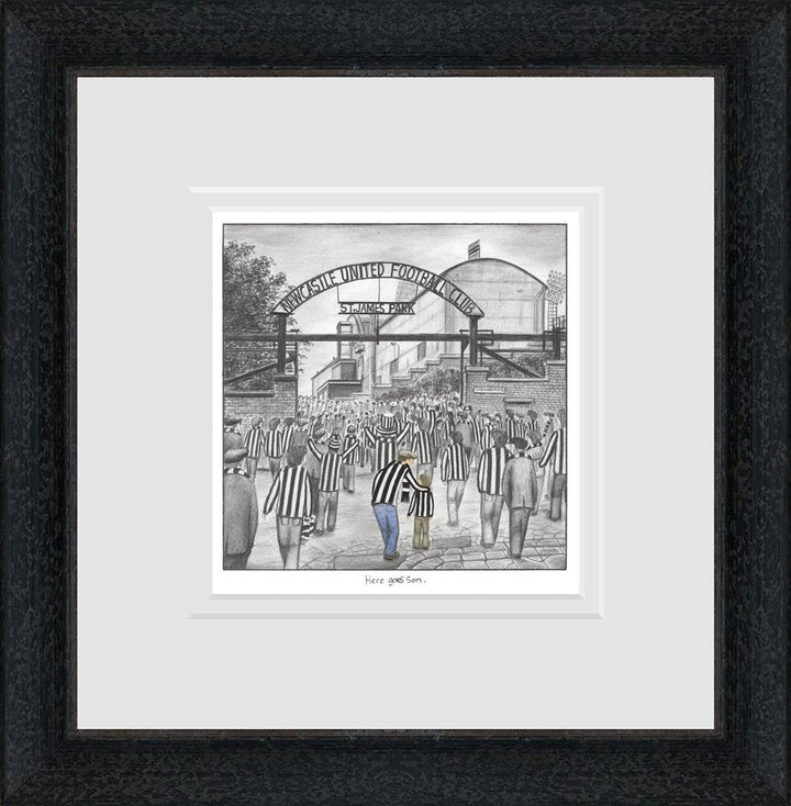 Here Goes Son - Sketch by Leigh Lambert - TheArtistsQuarter