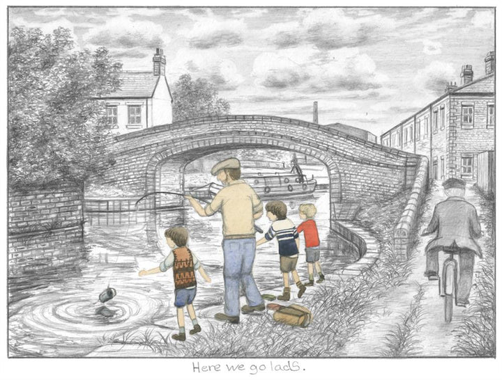 Here We Go Lads - Sketch by Leigh Lambert - TheArtistsQuarter
