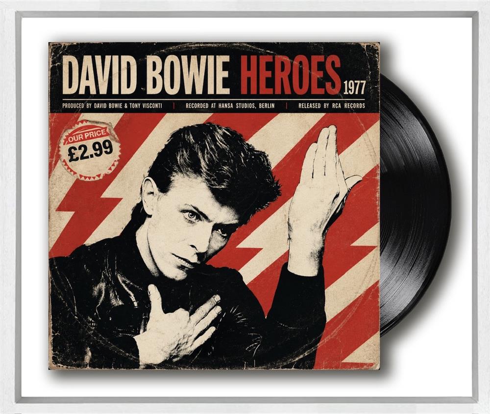 Heroes - ReVinyled by Linda Charles (Original) - TheArtistsQuarter