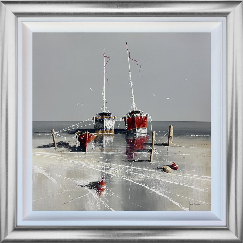 High Masts in the Shallows by John Horsewell (Original) - TheArtistsQuarter