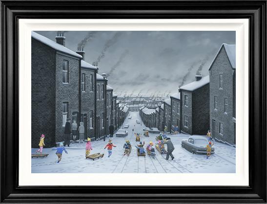 Hold On To Your Hats - Canvas Deluxe Artist Proof by Leigh Lambert (Limited Edition) - TheArtistsQuarter