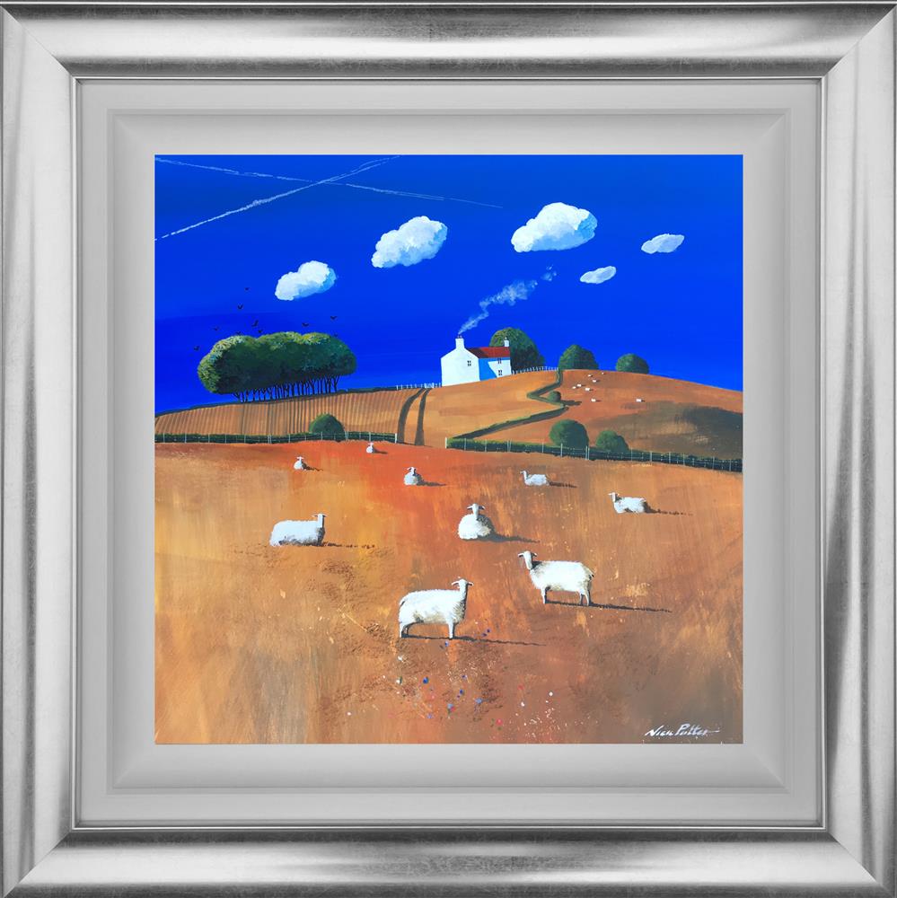 House On The Hill~ by Nick Potter (Original) - TheArtistsQuarter