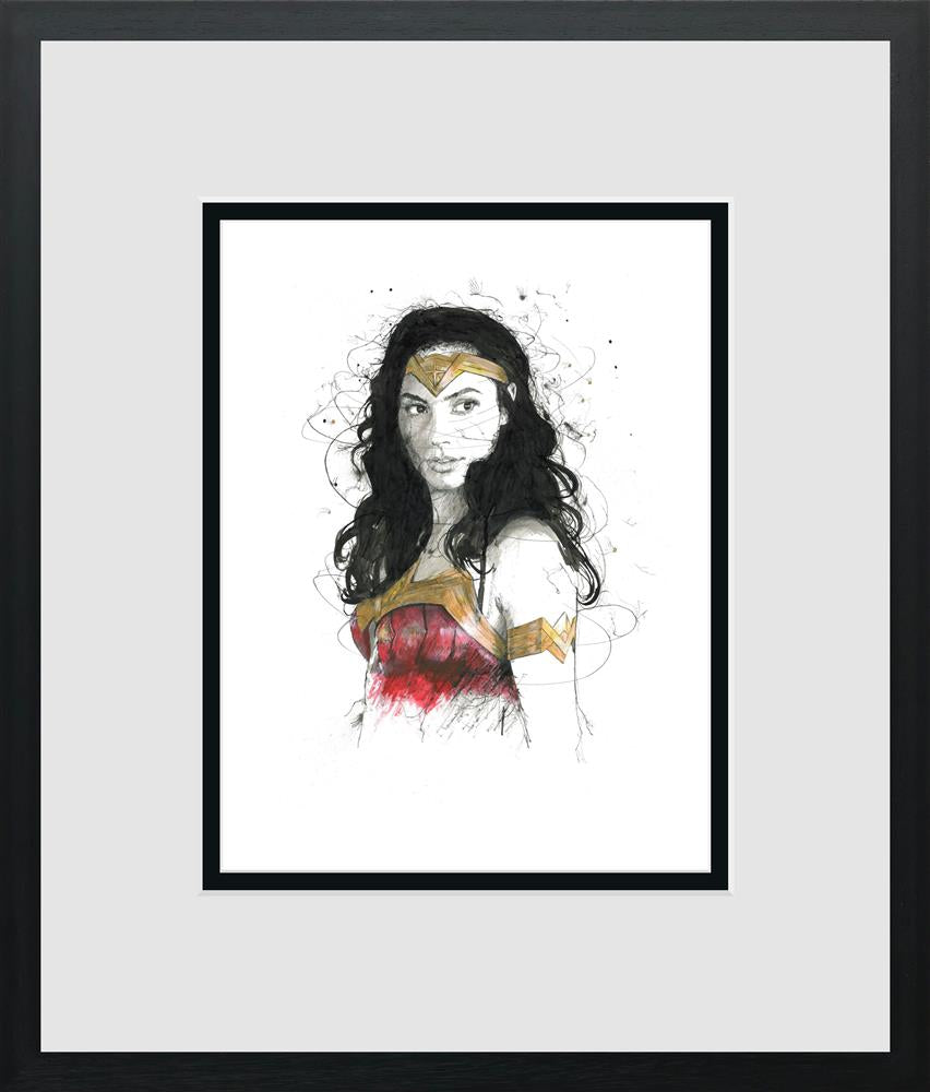 I Have A Warrior's Heart - Miniature by Scott Tetlow - TheArtistsQuarter