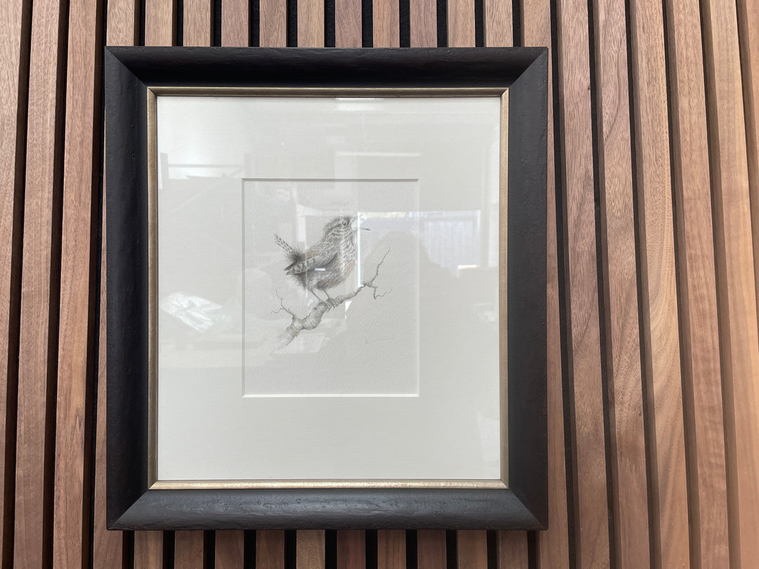 Bird On A Branch II By Sarah Ewing (Original) - TheArtistsQuarter