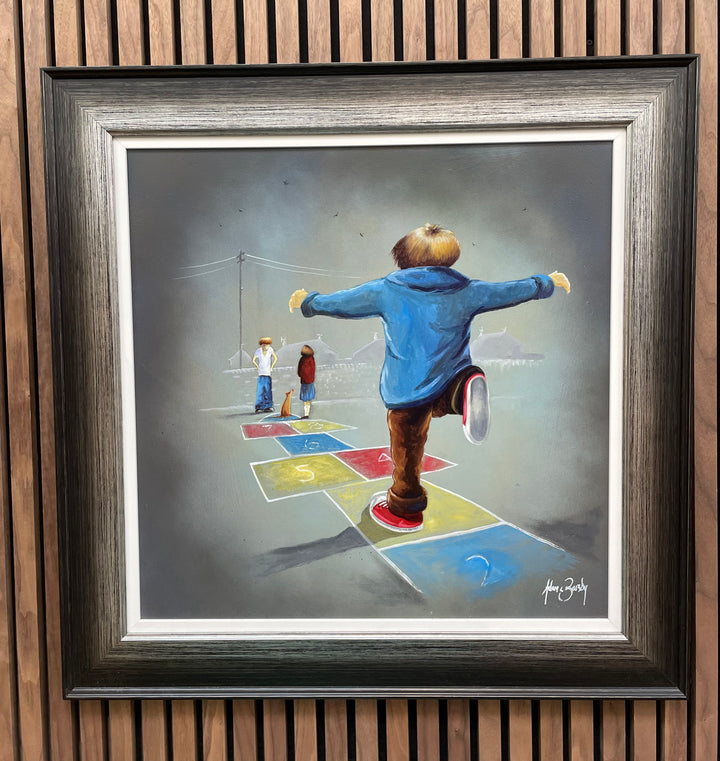 Hopscotch By Adam Barsby *ORIGINAL ARTWORK* - TheArtistsQuarter