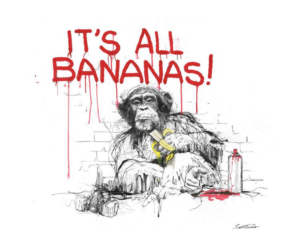 It's All Bananas! - Miniature by Scott Tetlow - TheArtistsQuarter