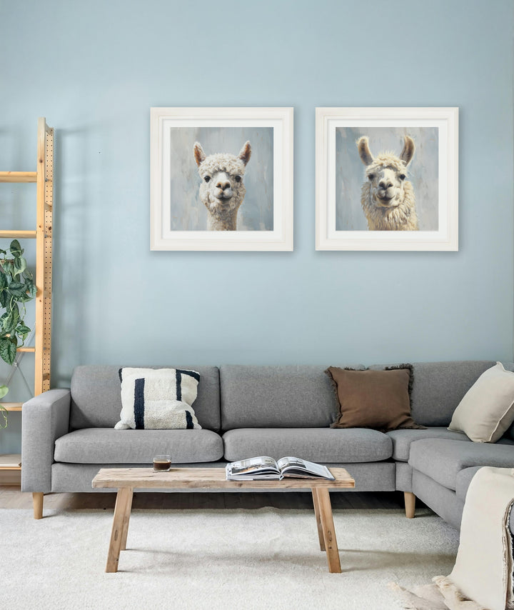 The Goofy Alpaca - Cream Hurstwood Square Frame - TheArtistsQuarter
