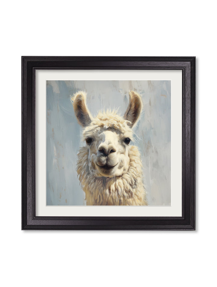 The Goofy Llama - Black Hurstwood Square Frame - TheArtistsQuarter