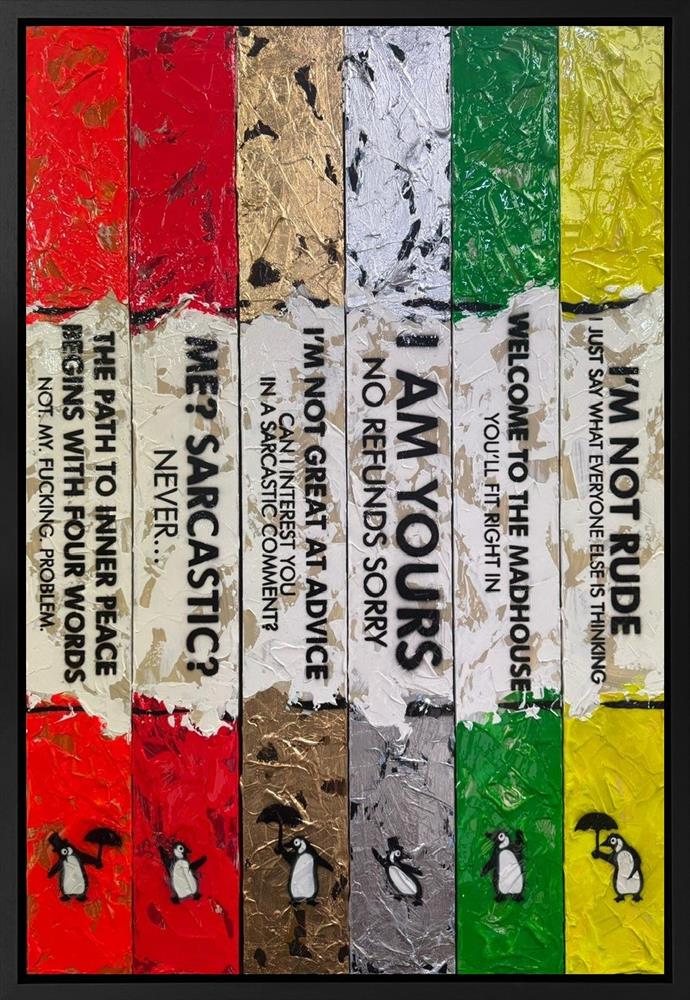 Life Is A Bookcase (6 Books) IX by Hue Folk (Original) - TheArtistsQuarter