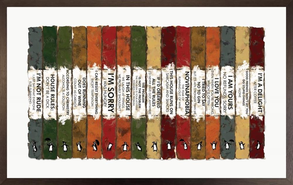 Life's A Bookcase - Antique by Hue Folk (Limited Edition) - TheArtistsQuarter