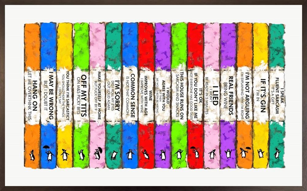 Life's A Bookcase - Paper Deluxe by Hue Folk (Limited Edition) - TheArtistsQuarter