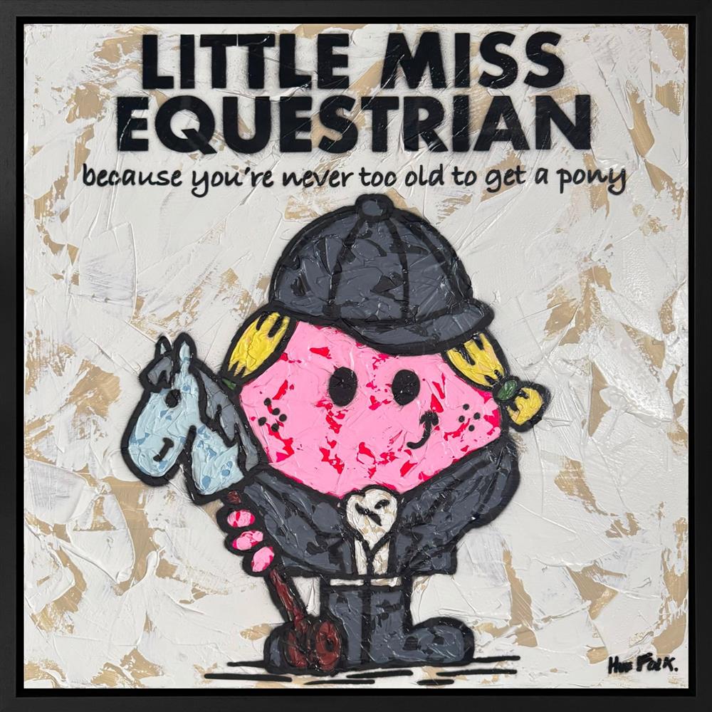 Little Miss Equestrian by Hue Folk (Original) - TheArtistsQuarter