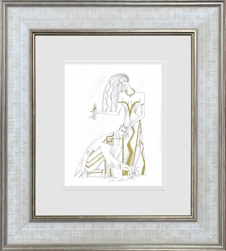 Lord And Lady I - Line Study by Andrei Protsouk - TheArtistsQuarter