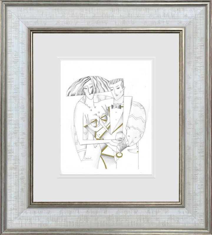 Lord And Lady II - Line Study by Andrei Protsouk - TheArtistsQuarter