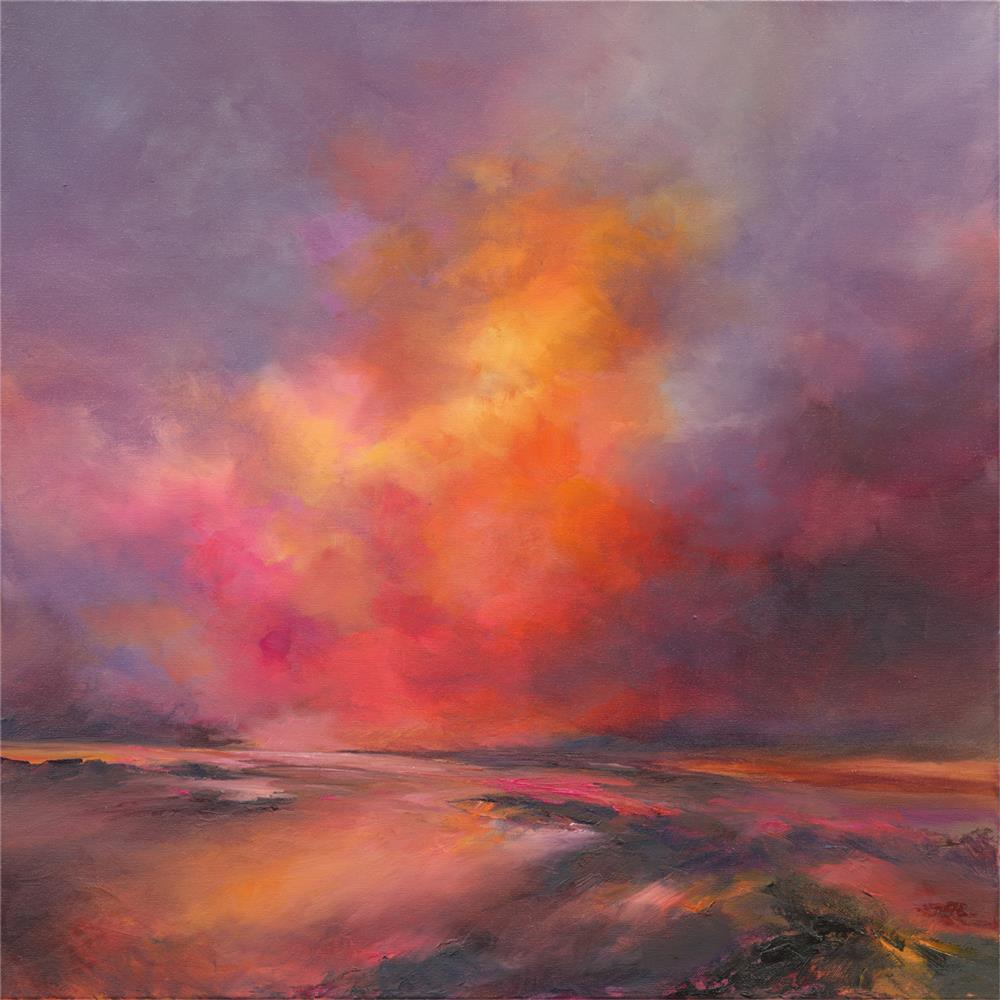 Lost in Thought - Miniature by Alison Johnson - alternate view of framed canvas artwork