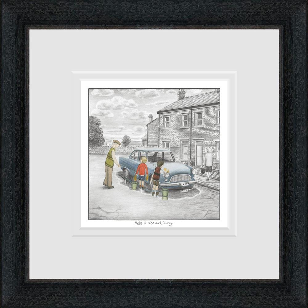 Make It Nice And Shiny - Sketch by Leigh Lambert - TheArtistsQuarter