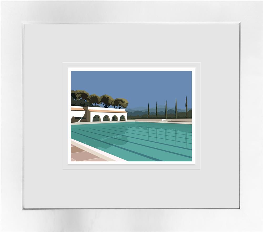 Mediterranean Cool Down - Miniature by Oshe (Limited Edition) - TheArtistsQuarter