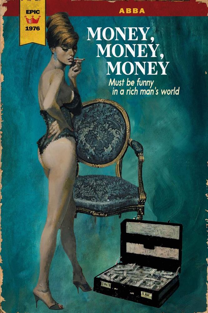 Money, Money, Money - Miniature by Linda Charles - TheArtistsQuarter
