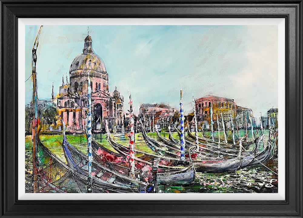 Mooring In Venice by Nigel Cooke (Original) - TheArtistsQuarter