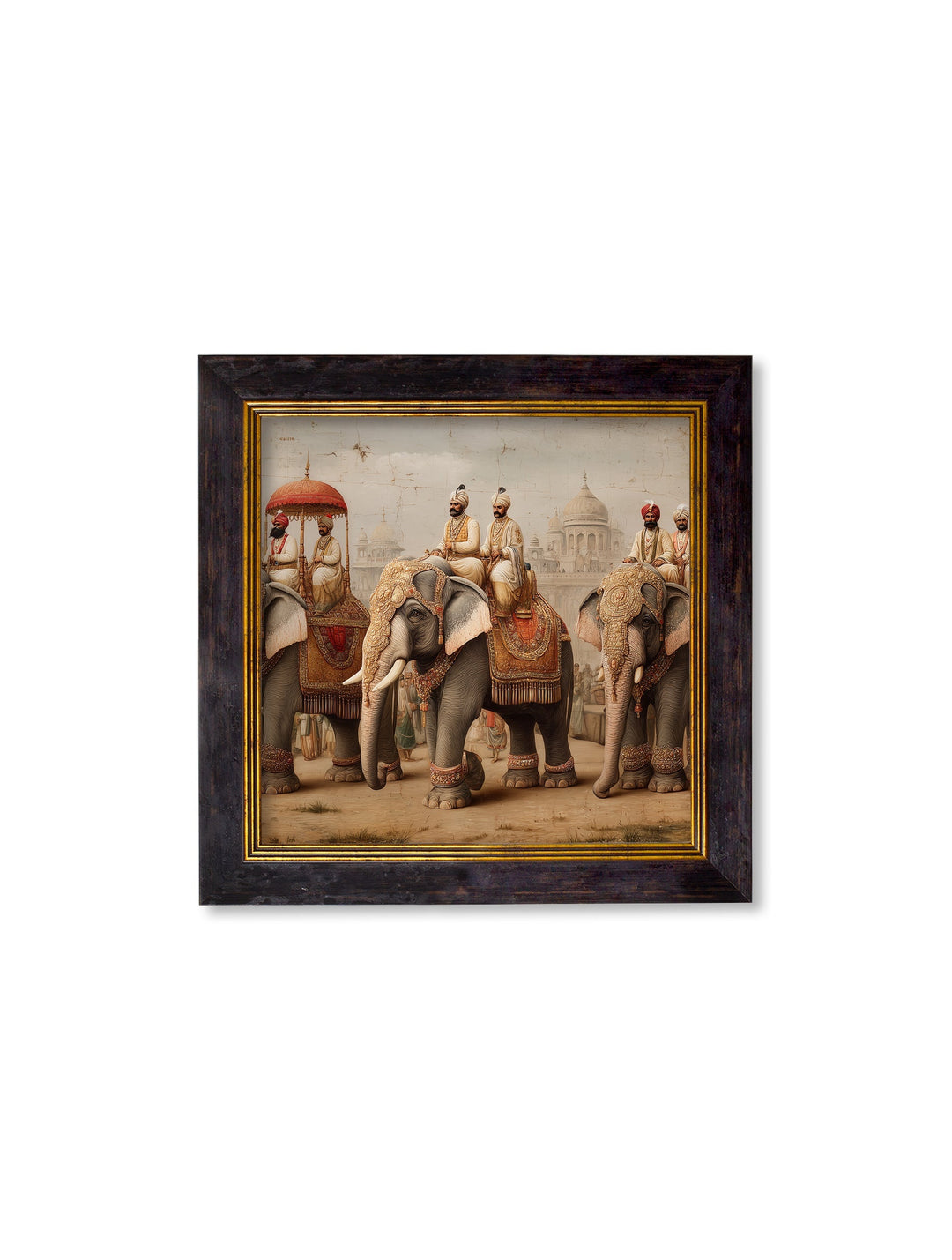 The Mughal Emperors - Oxford Square Frame - TheArtistsQuarter