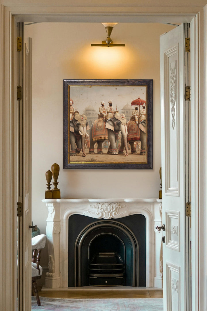 The Mughal Emperors - Oxford Square Frame - TheArtistsQuarter